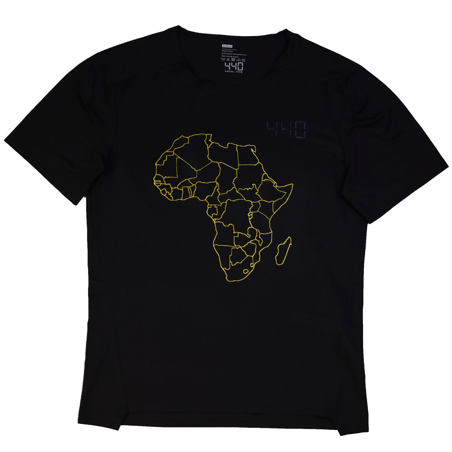 440 Black Seamless T-shirt